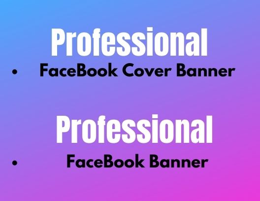 professional fb cover and featured