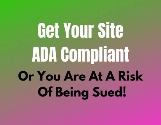 Get ADA Compliant